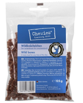 Chewies Training Kosteczki Mini Dziczyzna 125g
