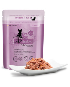 Catz Finefood Classic N.11 Jagnięcina i Królik saszetka 300g