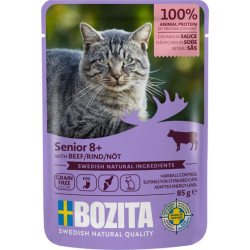 Bozita Cat Senior 8+ Wołowina w sosie saszetka 85g