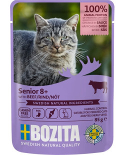 Bozita Cat Senior 8+ Wołowina w sosie saszetka 85g