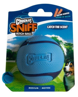 Chuckit! Sniff Fetch Ball Bacon Medium [33207]