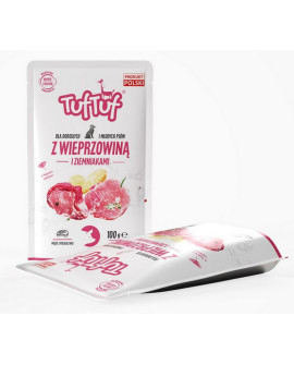 TUF TUF Wieprzowina z ziemniakami dla psa saszetka 100g