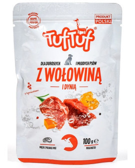 TUF TUF Wołowina z dynią i ziemniakami dla psa saszetka 100g