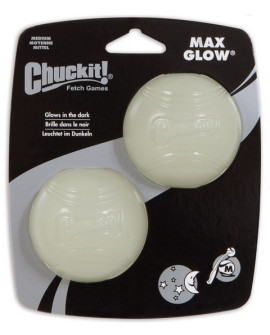 Chuckit! Max Glow Ball Medium 2pak [33067]
